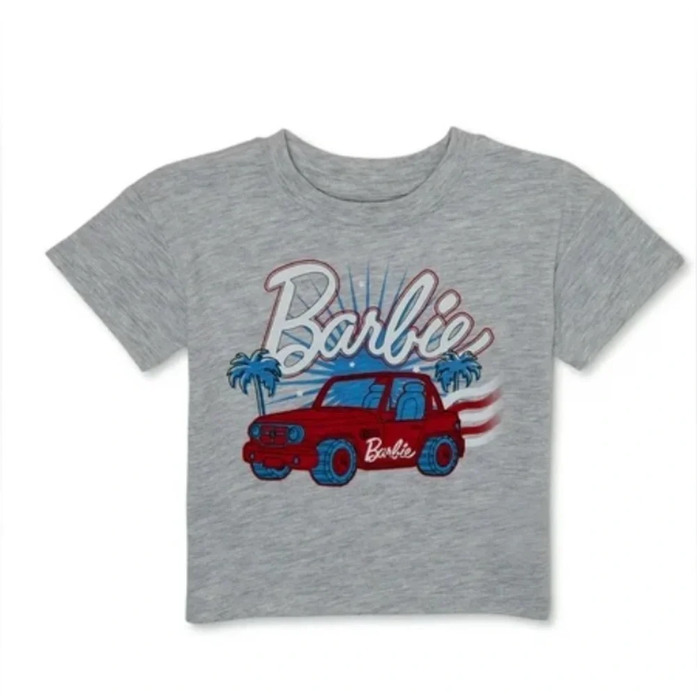 Barbie Gray Short Sleeve Tee